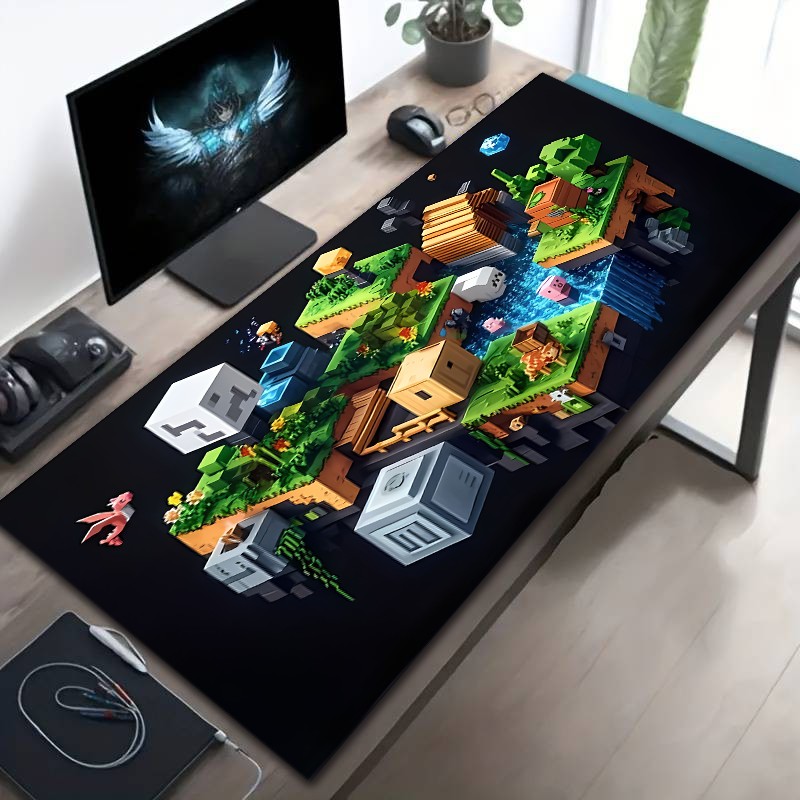 Esports Gaming World - 1개입 규조토 소재, 귀여운 블록 월드