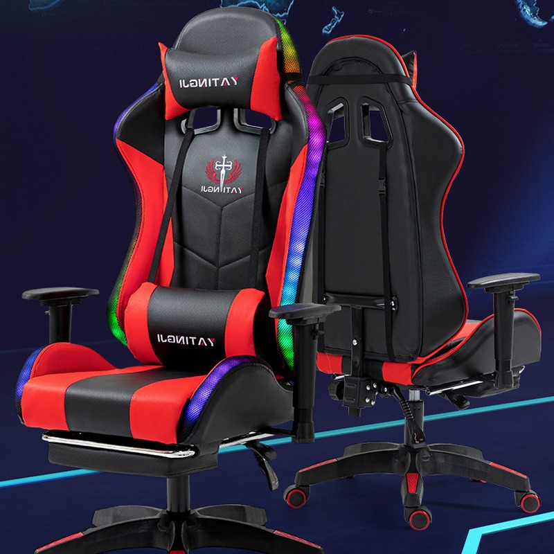 인체공학적 게이밍 의자, 높이 조절 가능한 리클라이닝  - Esports Gaming Cafe 리뷰 및 가격