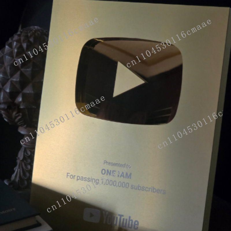맞춤형 유튜브 플레이 버튼, 실버, 골드 유튜브 메달, - Esports Gaming Trophy 리뷰 및 가격