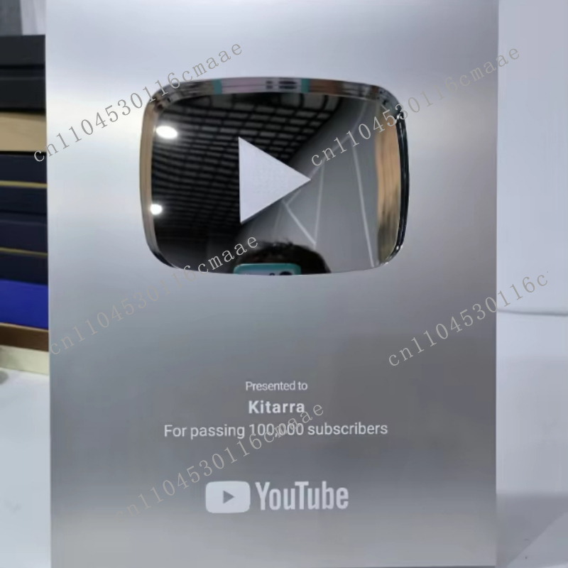 맞춤형 유튜브 플레이 버튼, 실버, 골드 유튜브 메달, - Esports Gaming Trophy 리뷰 및 가격