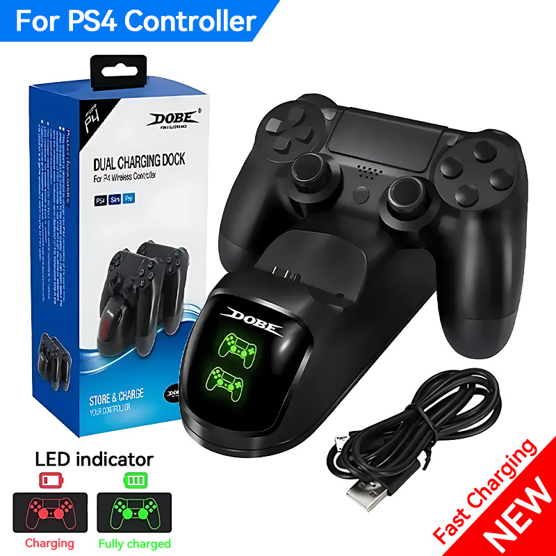 새로운 PS4 충전 스테이션 게임 컨트롤러 용 무선 고 - Controller Charging Stand 리뷰 및 가격
