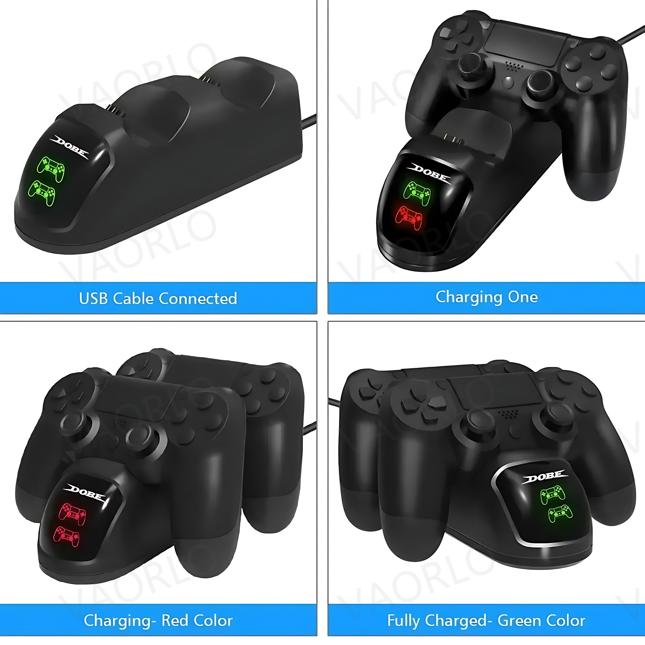 새로운 PS4 충전 스테이션 게임 컨트롤러 용 무선 고 - Controller Charging Stand 리뷰 및 가격
