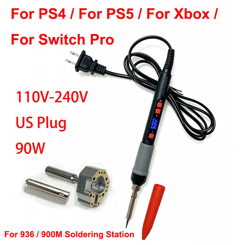 90W 조이스틱 납땜 팁, 온도 조절 가능한 납땜 스테 - Controller Analog Stick 리뷰 및 가격