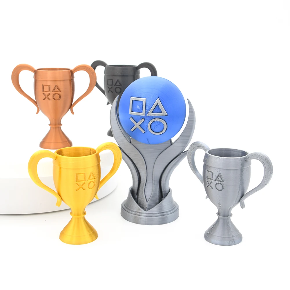 맞춤형 새로운 3D 프린팅 가능 플래티넘 골드 실버 브 - Esports Gaming Trophy 리뷰 및 가격